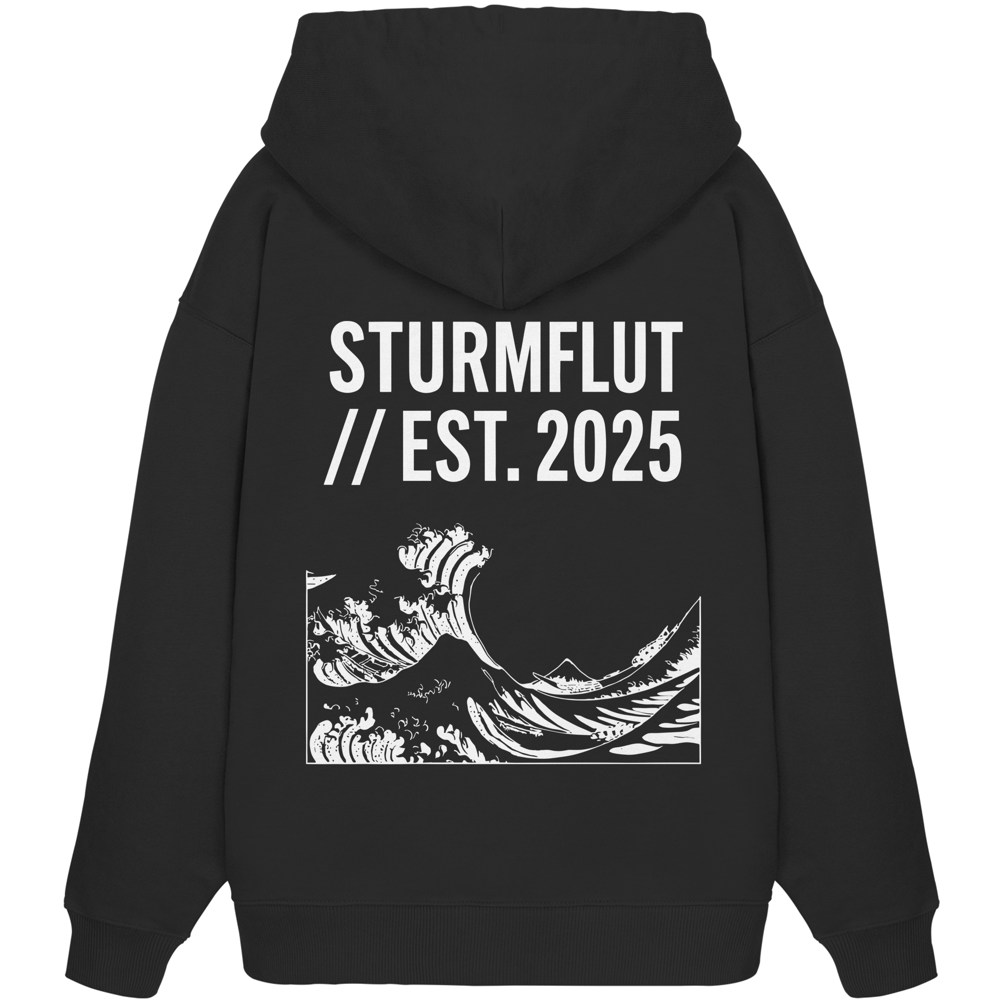 Sturmflut - est. 2025 - Organic Oversize Hoodie