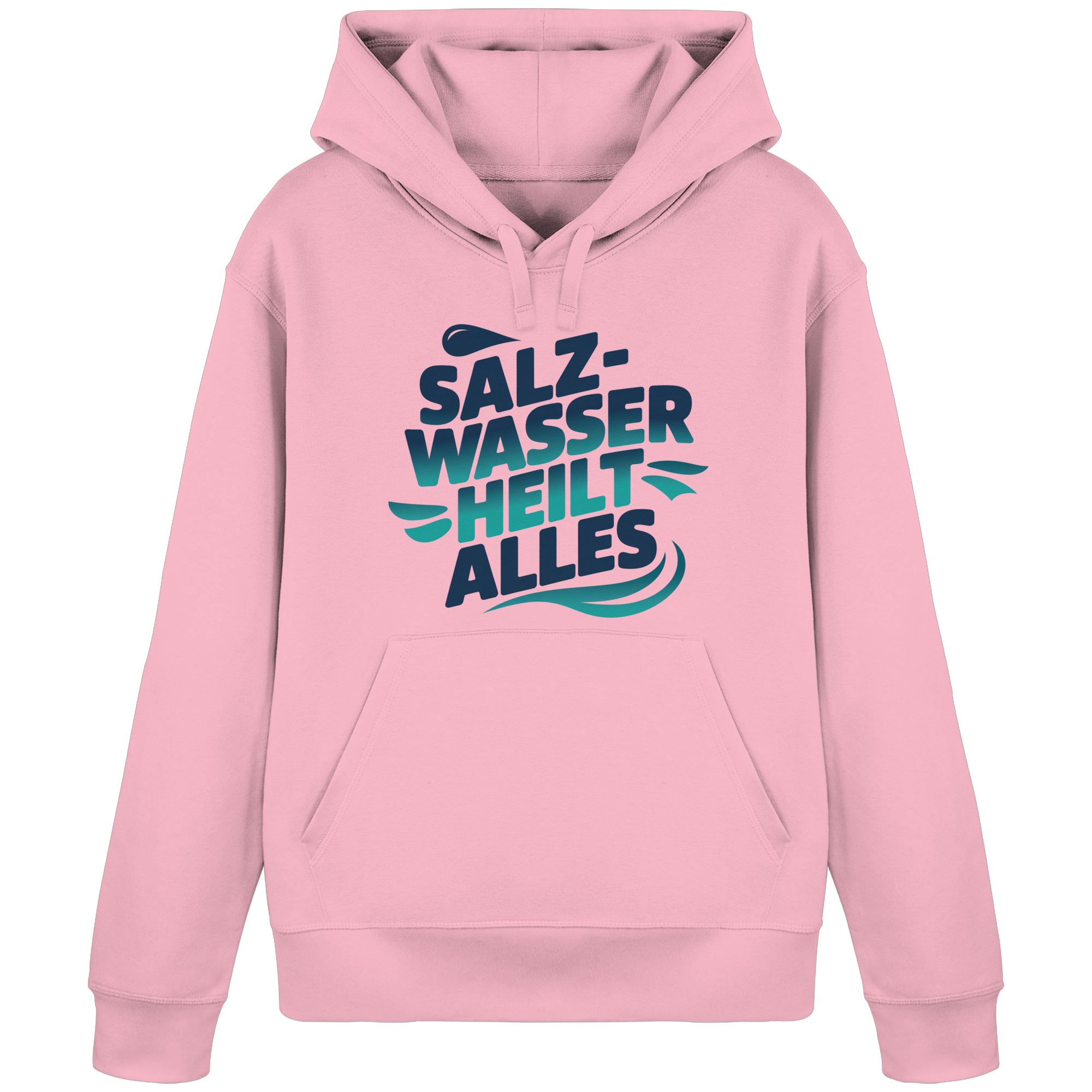 Unisex Hoodie Salzwasser heilt alles - Organic Basic Hoodie