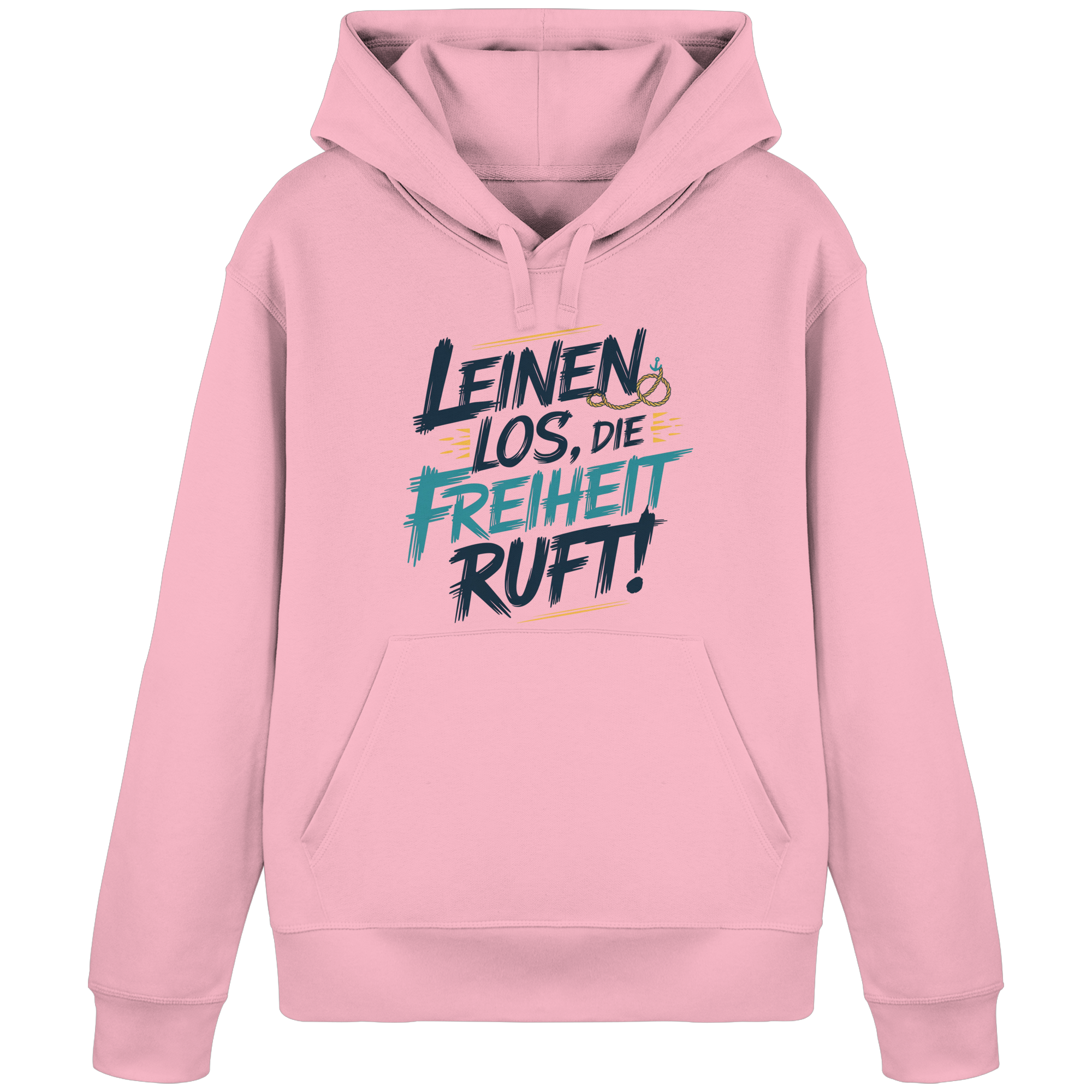 Unisex Hoodie Leinen los die Freiheit ruft - Organic Basic Hoodie