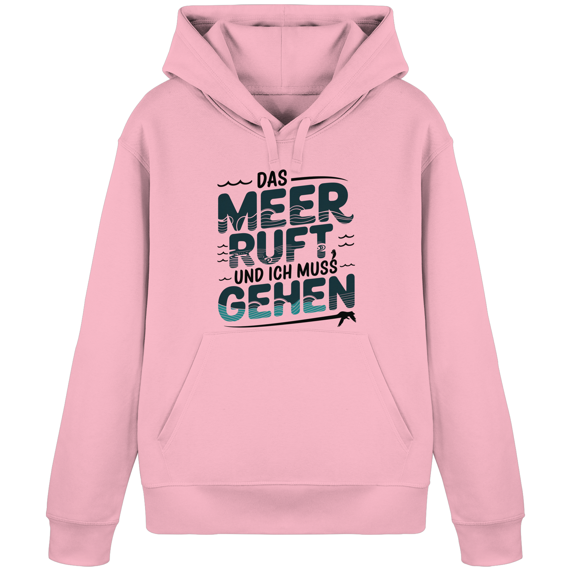Unisex Hoodie Das Meer ruft und ich muss gehen - Organic Basic Hoodie