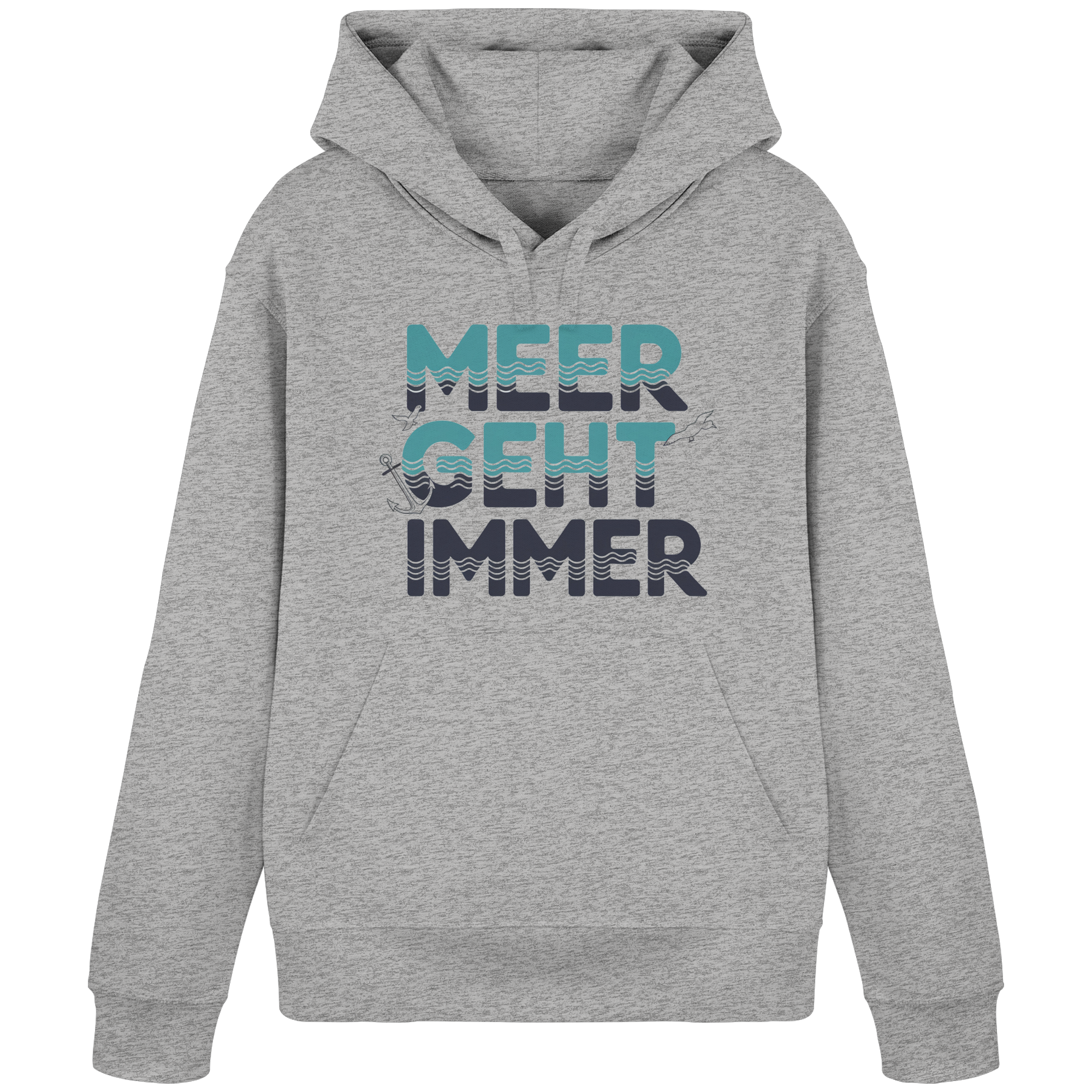 Unisex Hoodie Meer geht immer - Organic Basic Hoodie