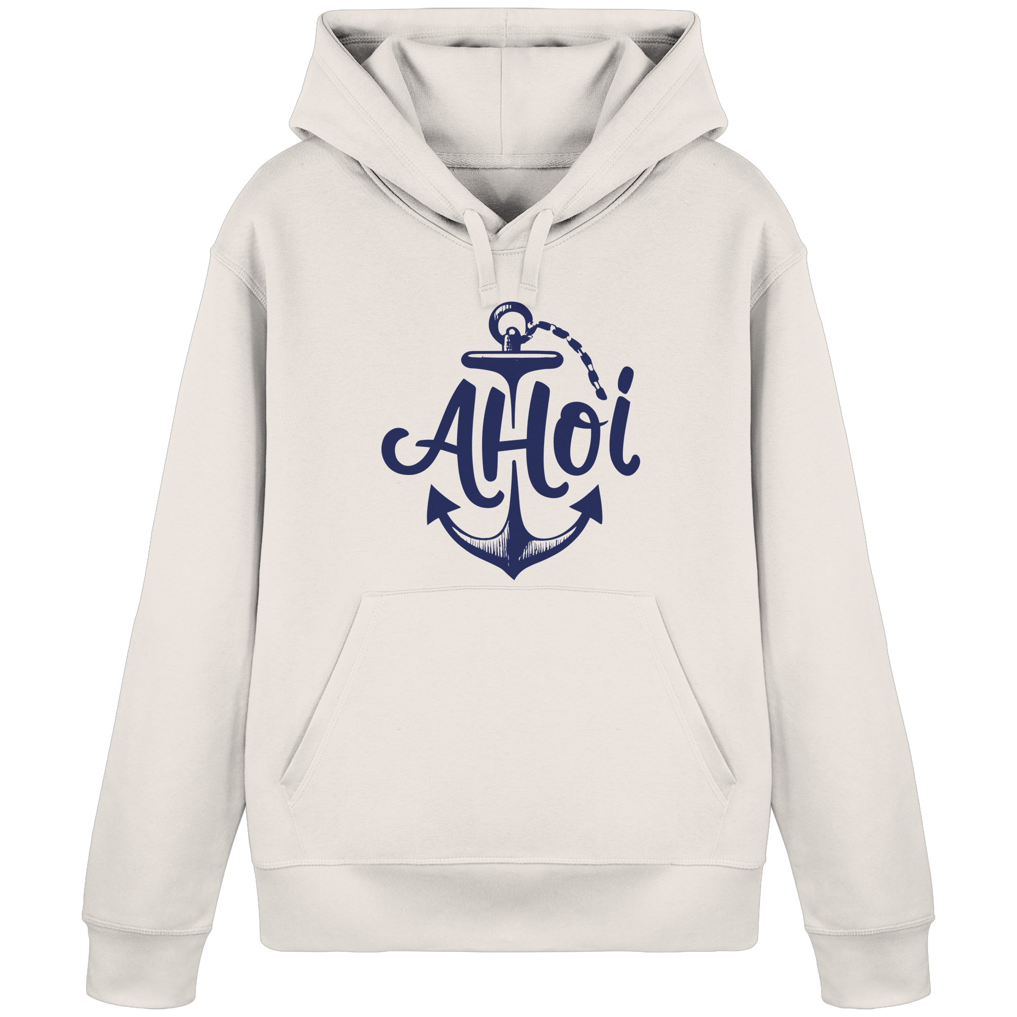 Unisex Hoodie Ahoi im Anker - Organic Basic Hoodie