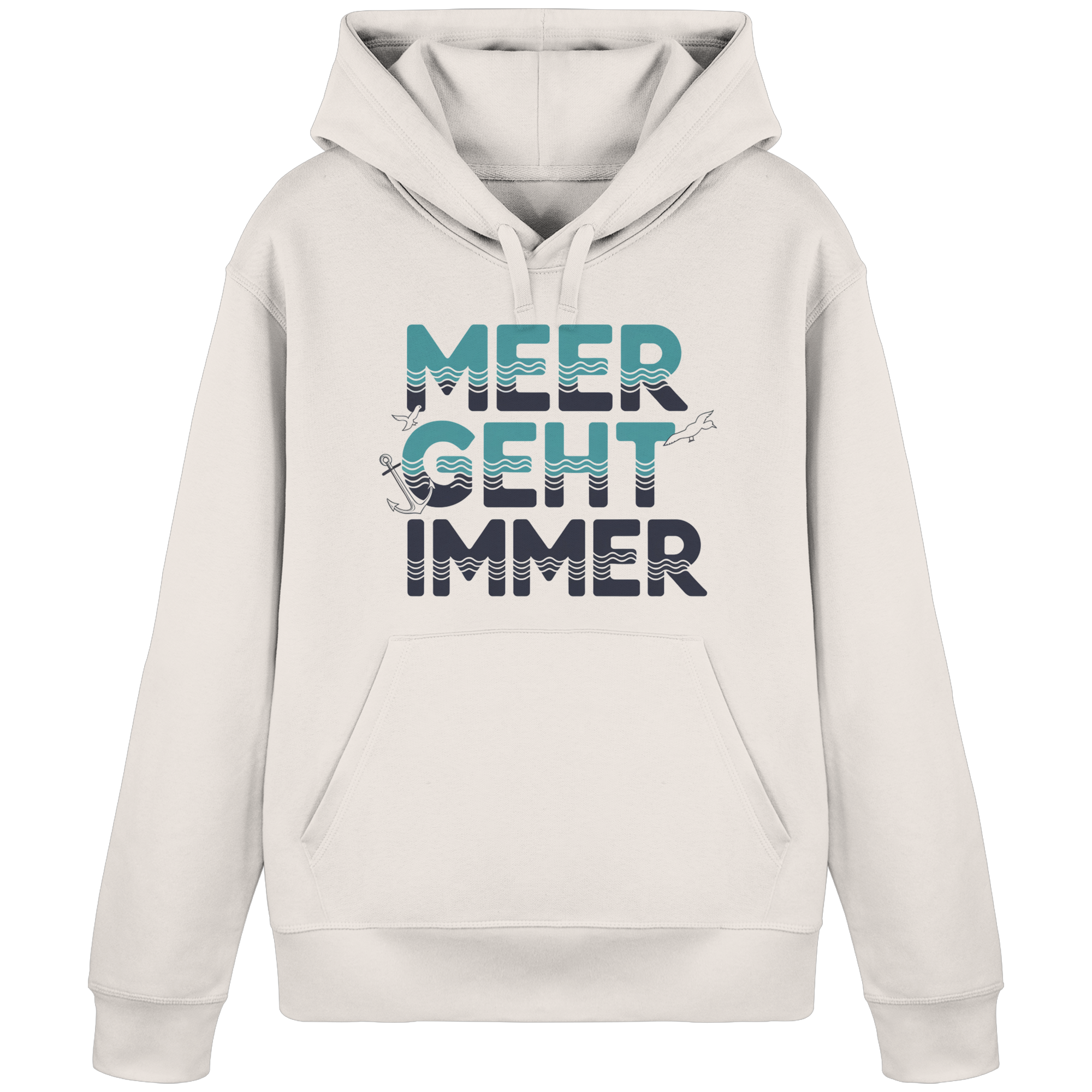 Unisex Hoodie Meer geht immer - Organic Basic Hoodie