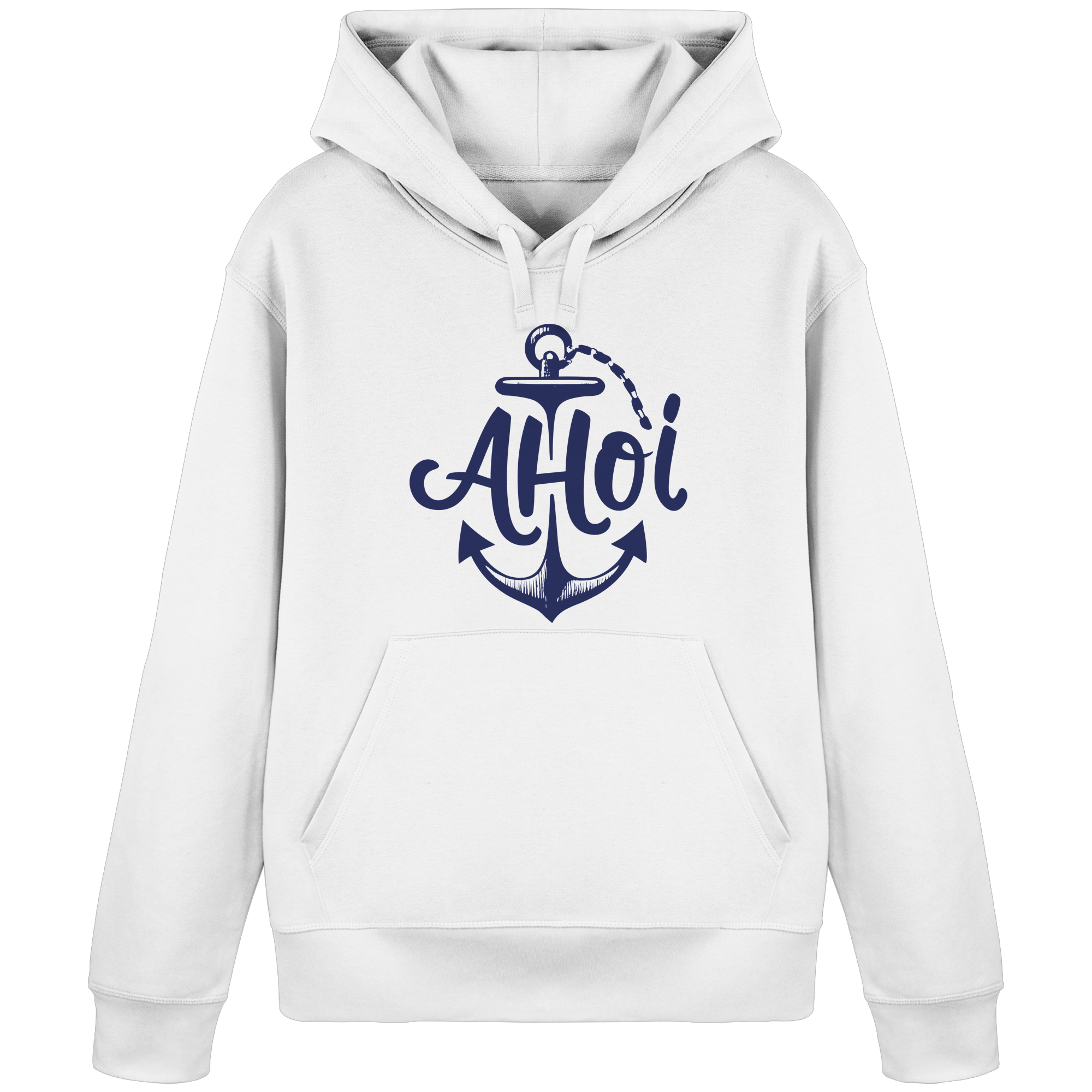 Unisex Hoodie Ahoi im Anker - Organic Basic Hoodie
