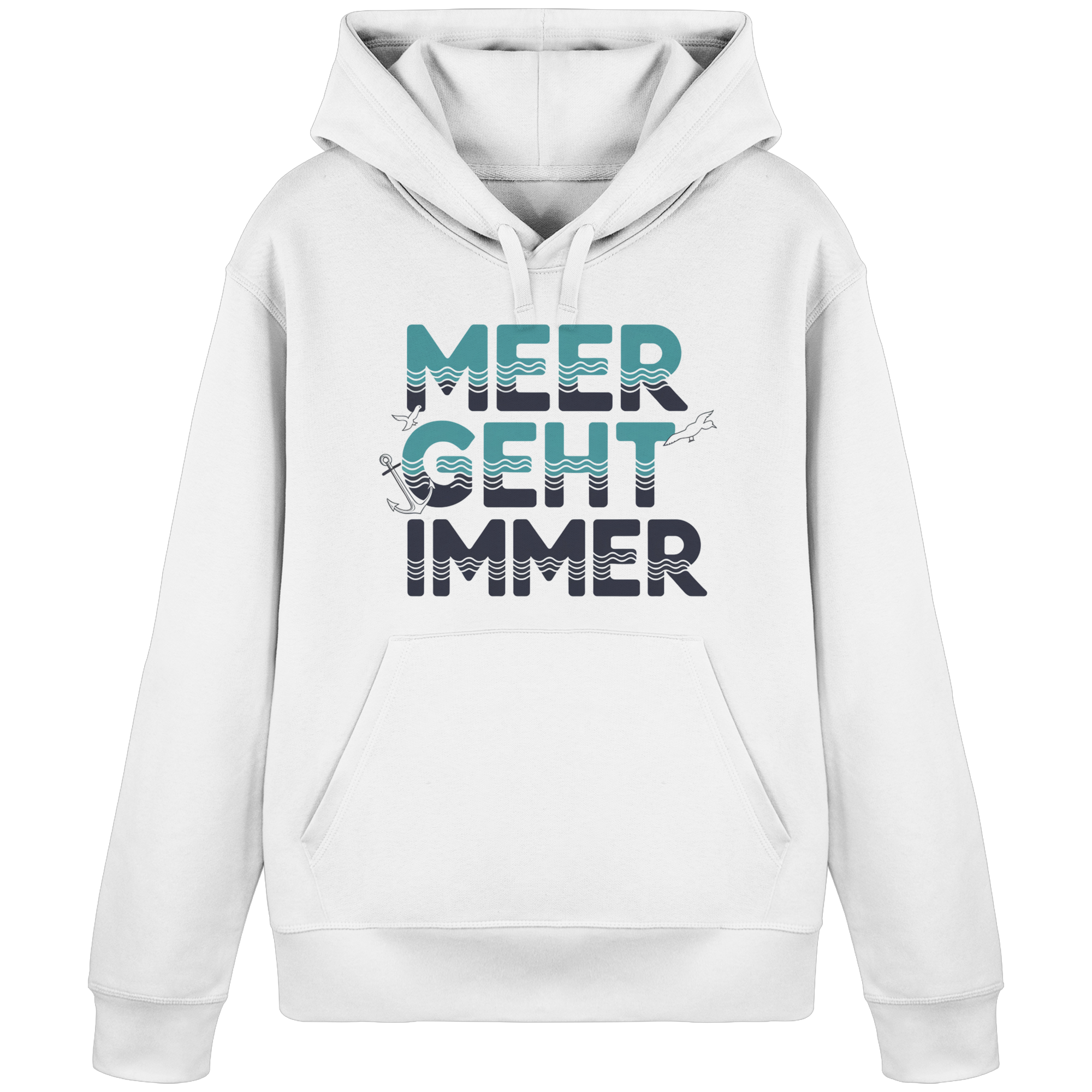 Unisex Hoodie Meer geht immer - Organic Basic Hoodie