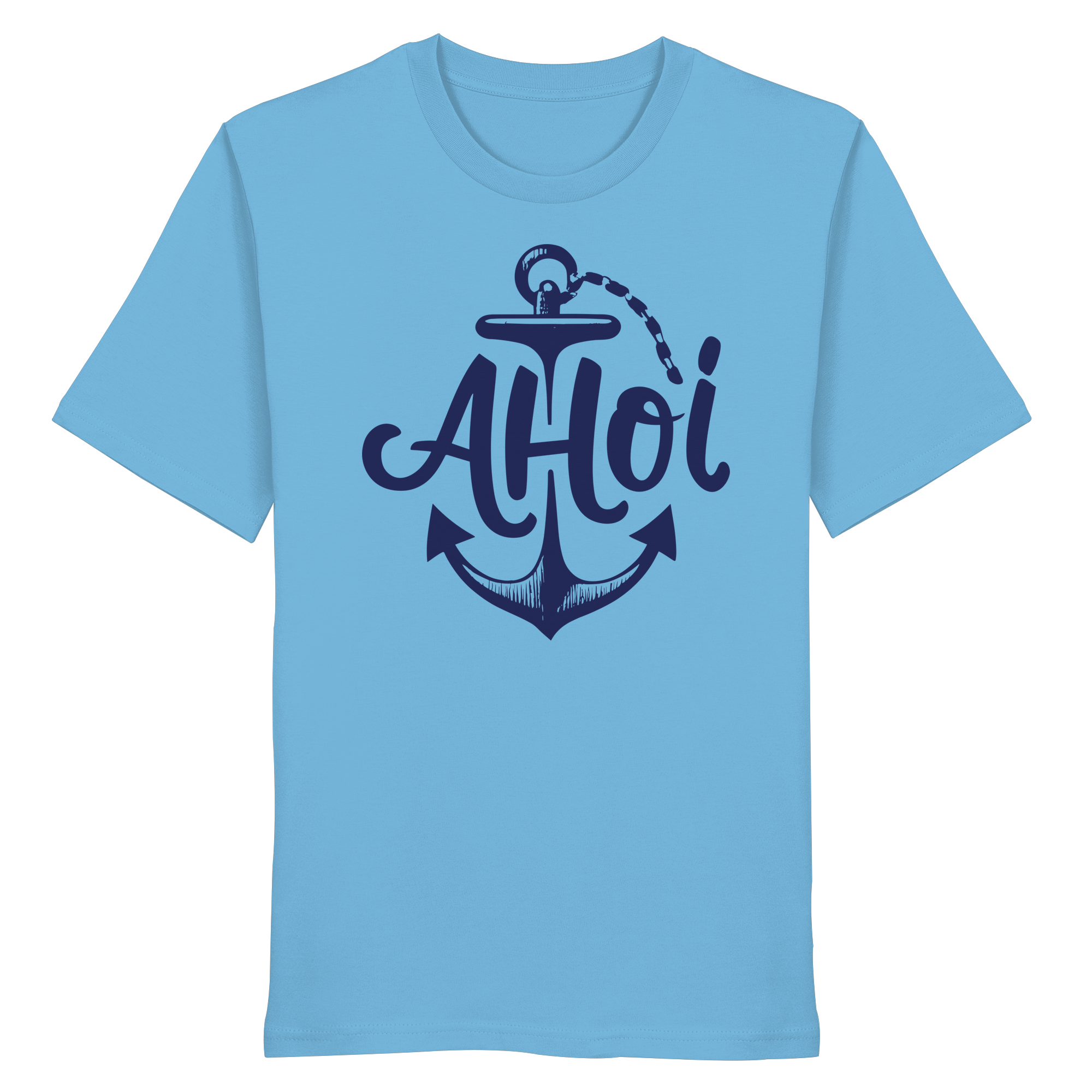 Unisex T-Shirt Ahoi im Anker - Organic Shirt