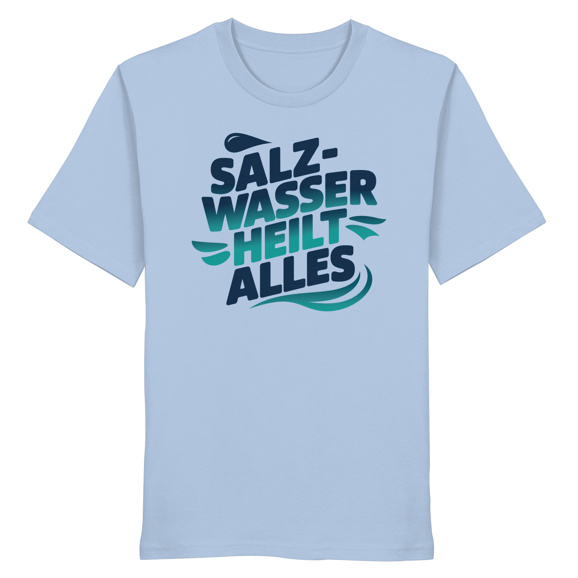 Unisex T-Shirt Salzwasser heilt alles - Organic Shirt
