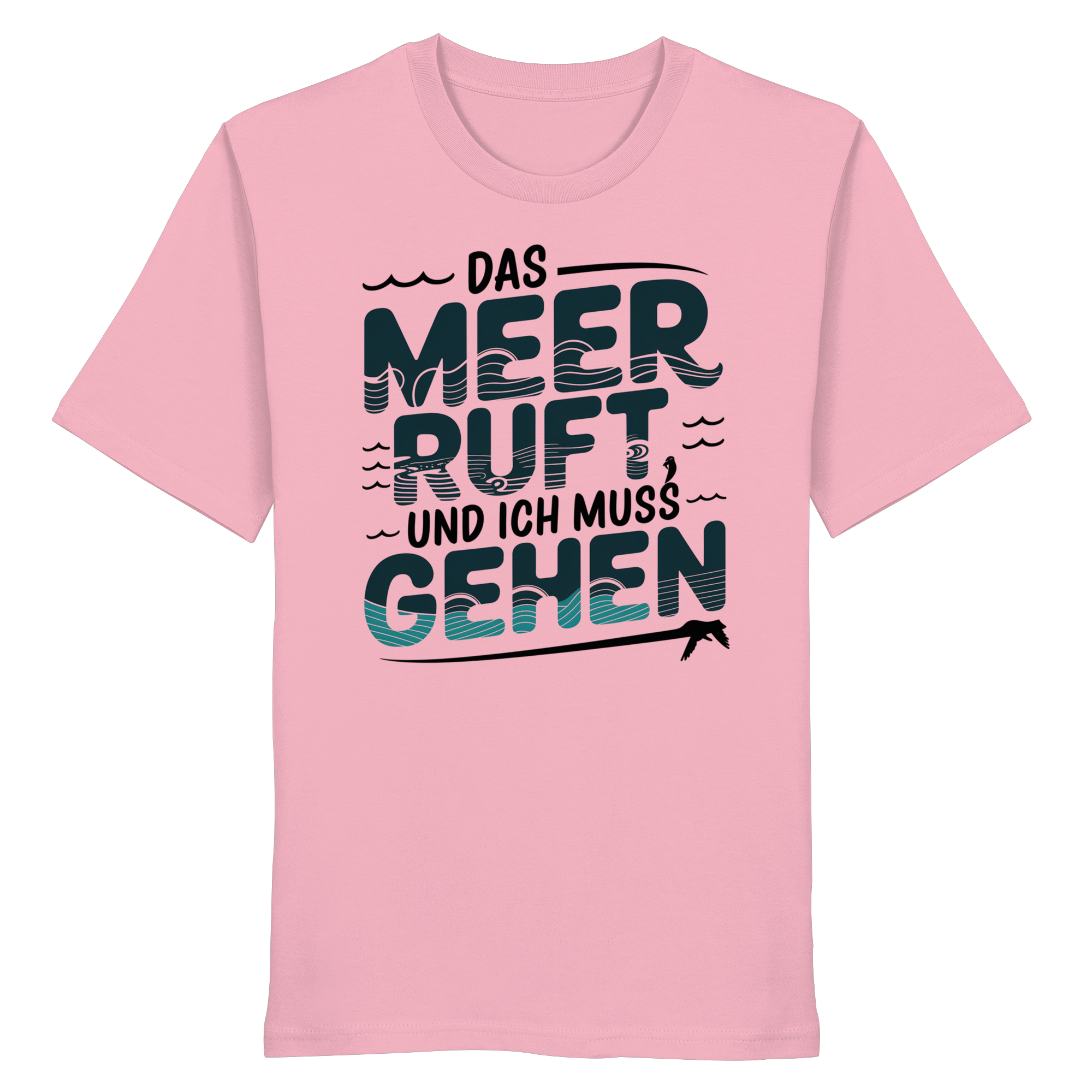 Unisex T-Shirt Das Meer ruft und ich muss gehen - Organic Shirt