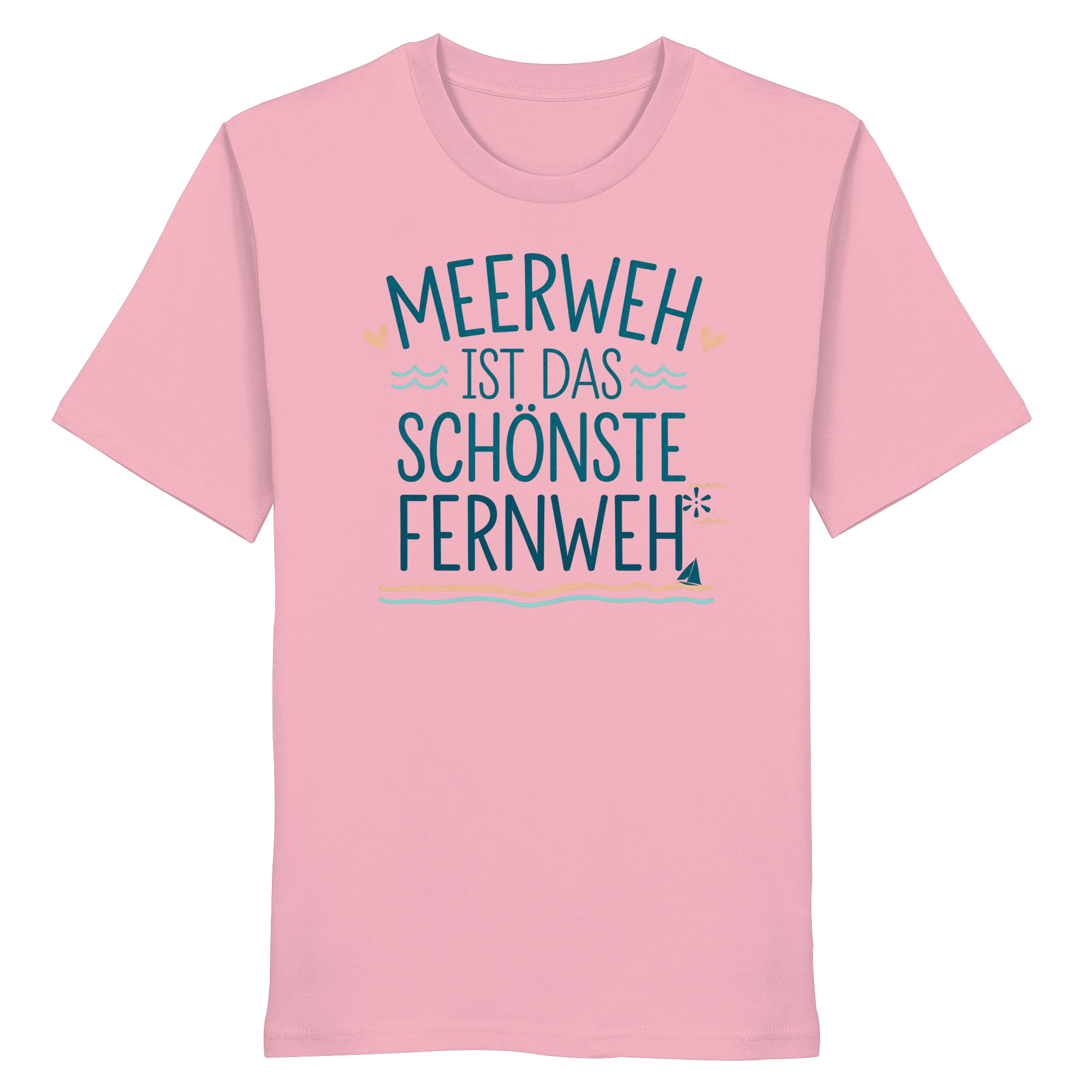 Unisex T-Shirt Meerweh ist das schönste Fernweh - Organic Shirt