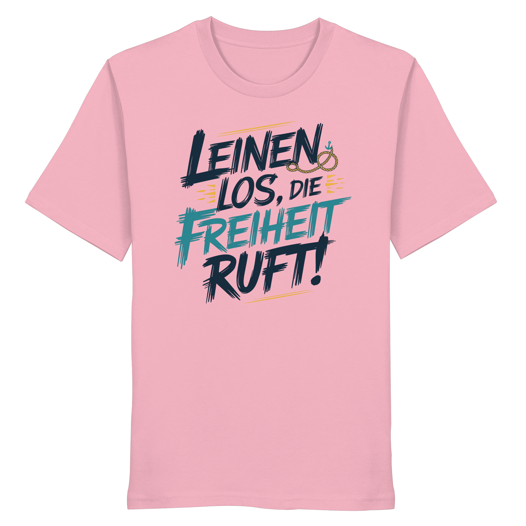 Unisex T-Shirt Leinen los die Freiheit ruft - Organic Shirt