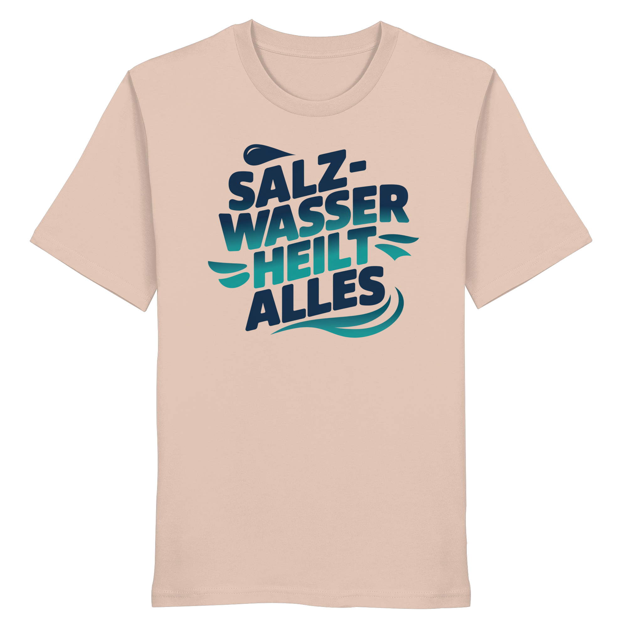 Unisex T-Shirt Salzwasser heilt alles - Organic Shirt