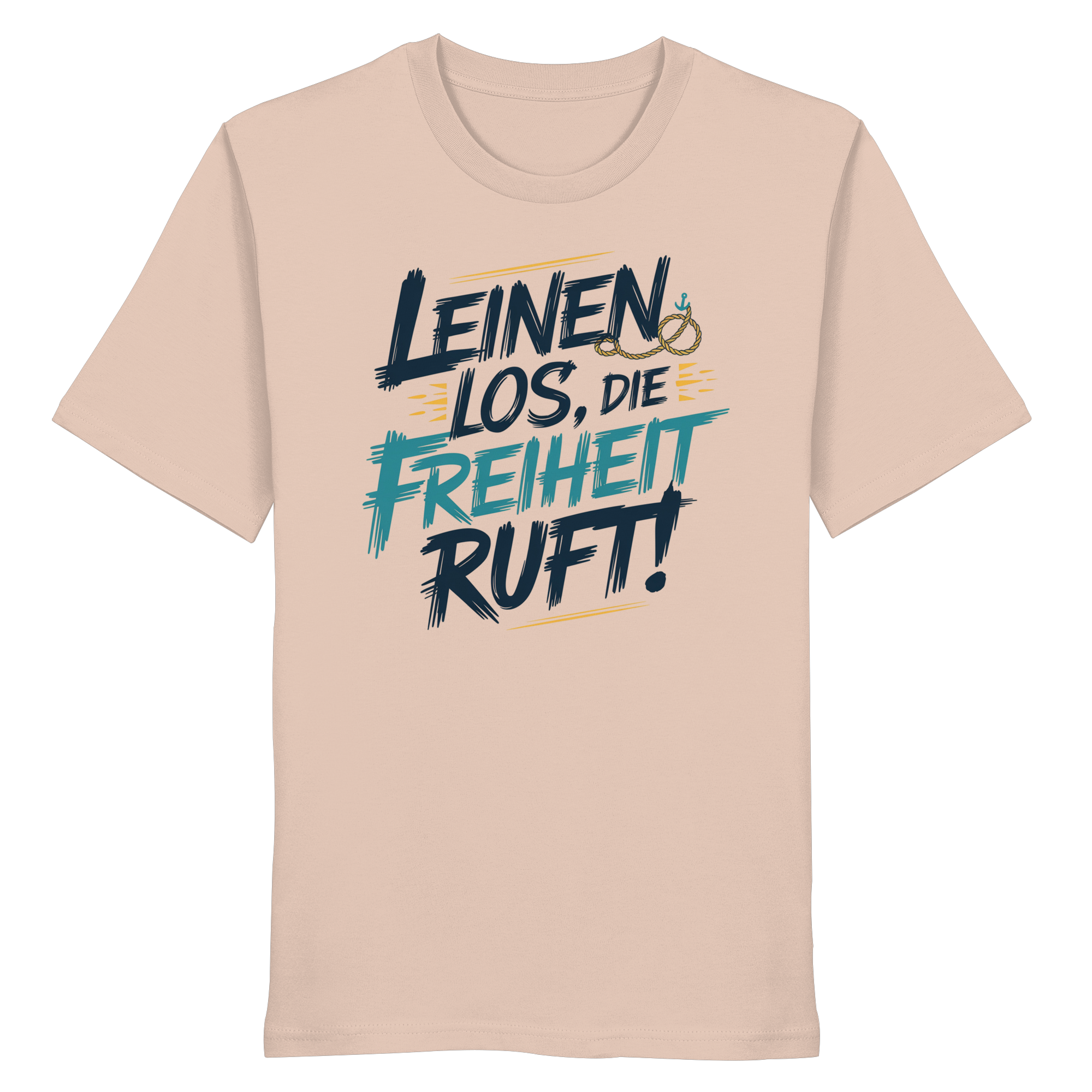 Unisex T-Shirt Leinen los die Freiheit ruft - Organic Shirt