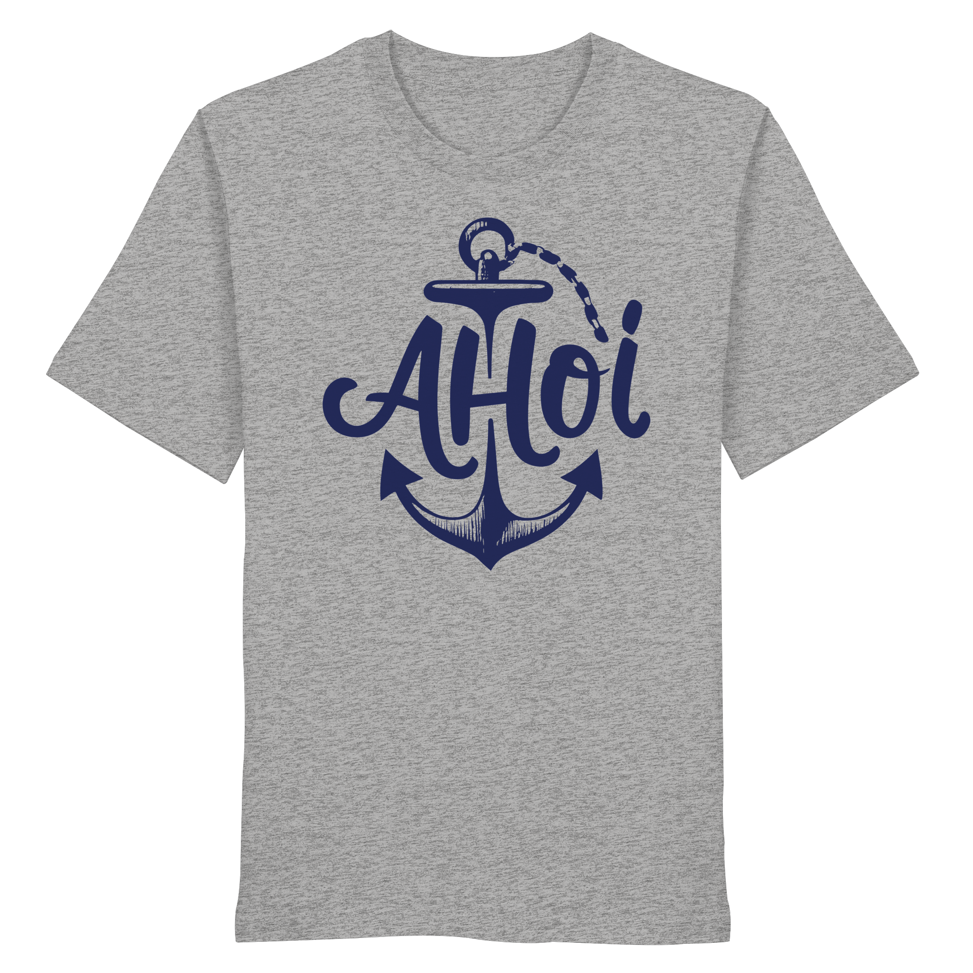 Unisex T-Shirt Ahoi im Anker - Organic Shirt
