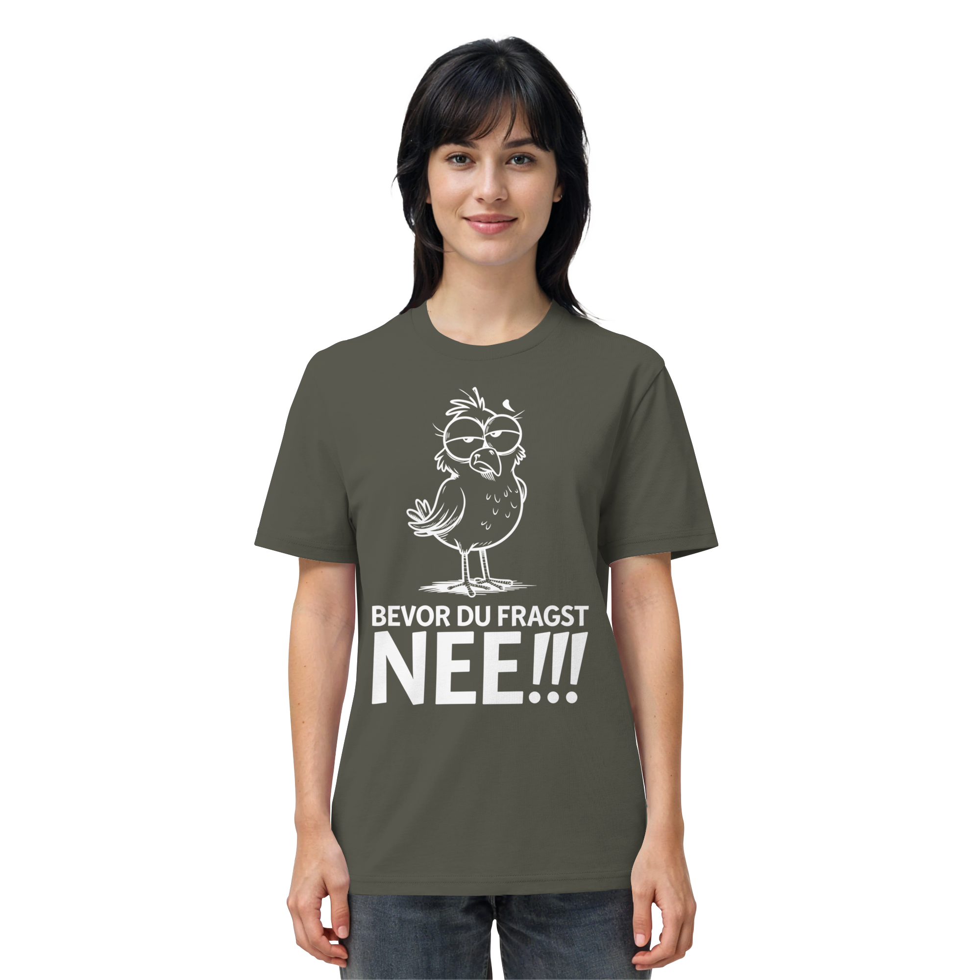 Unisex T-Shirt Bevor du fragst...NEE!!! - Organic Shirt - Küstenstil Edition