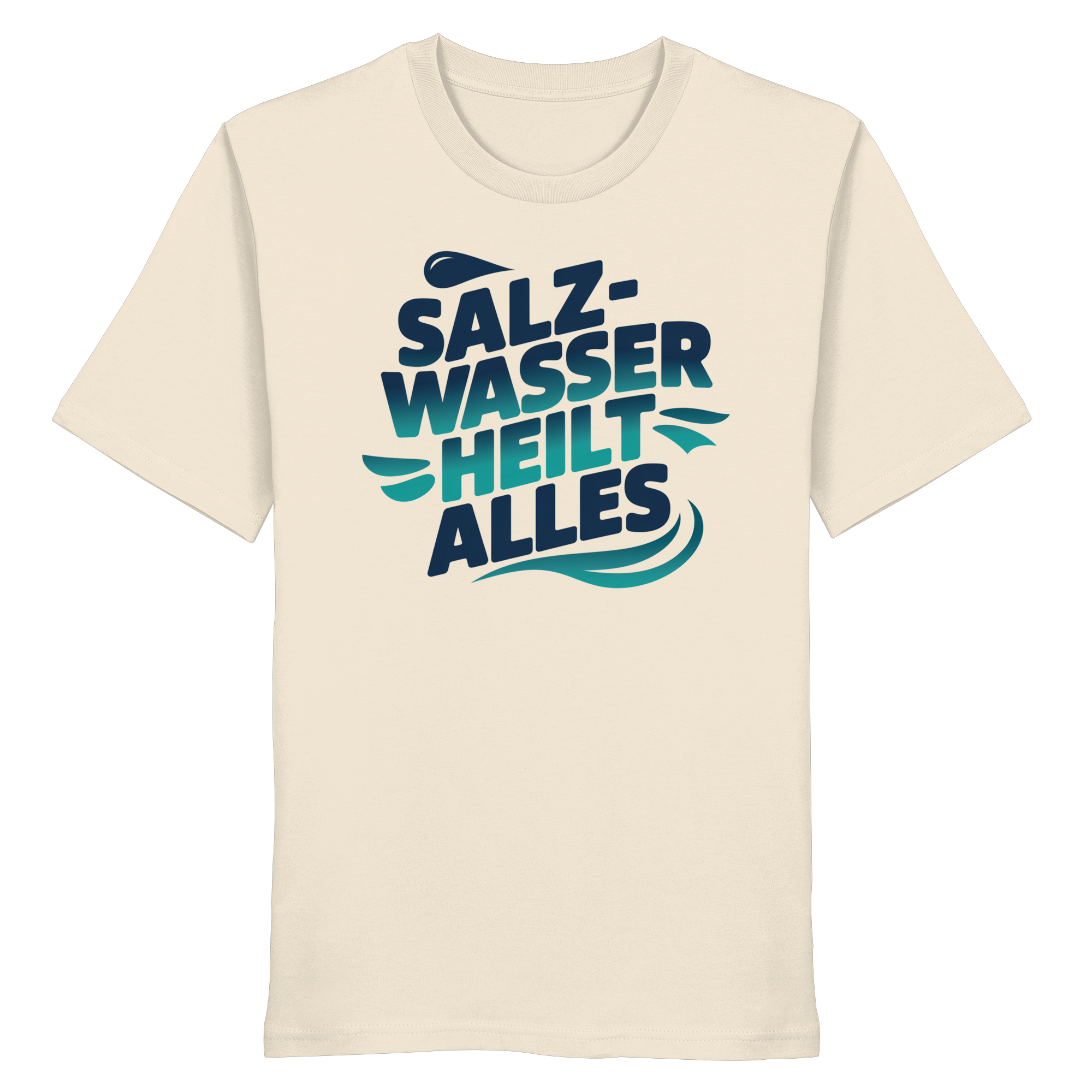 Unisex T-Shirt Salzwasser heilt alles - Organic Shirt
