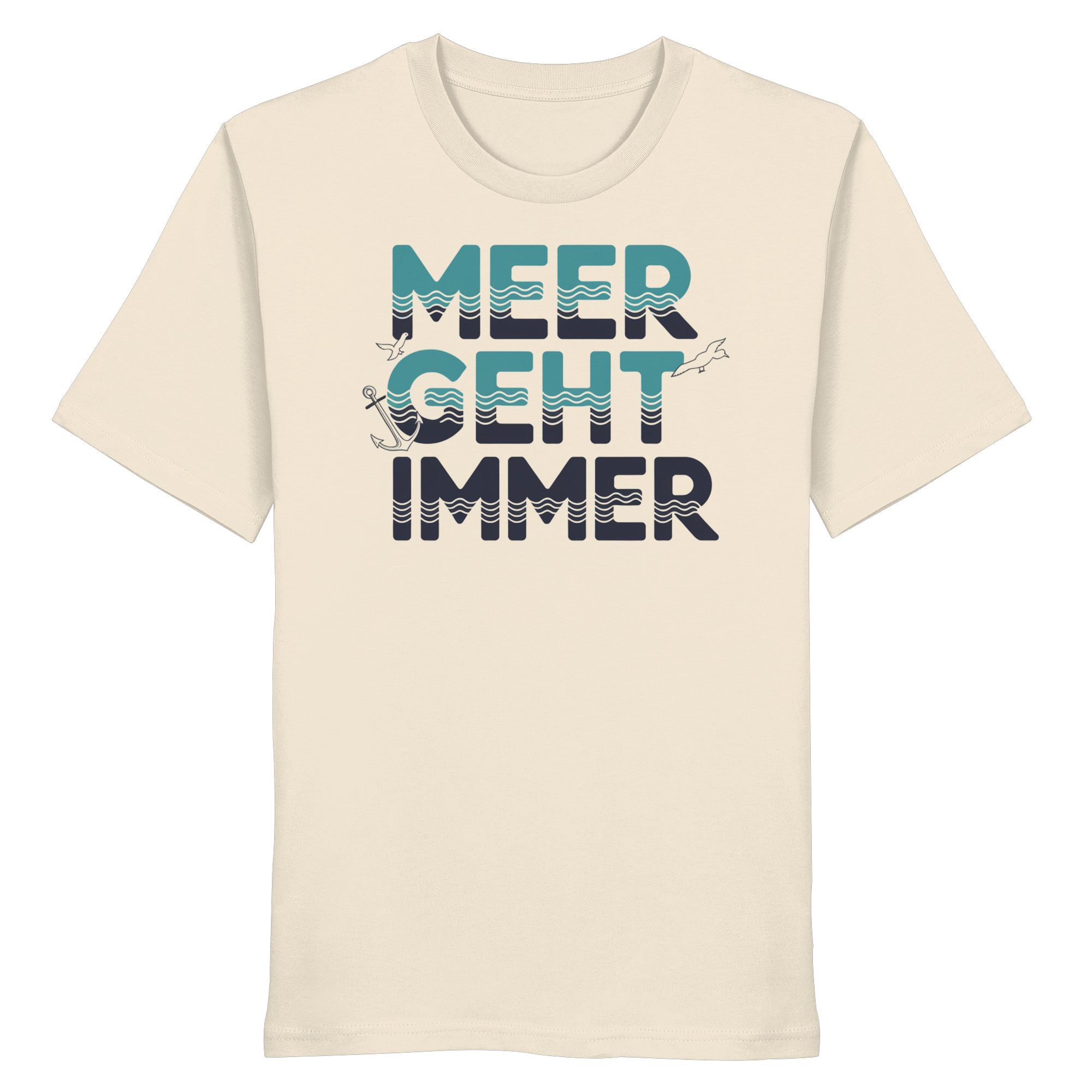 Unisex T-Shirt Meer geht immer - Organic Shirt