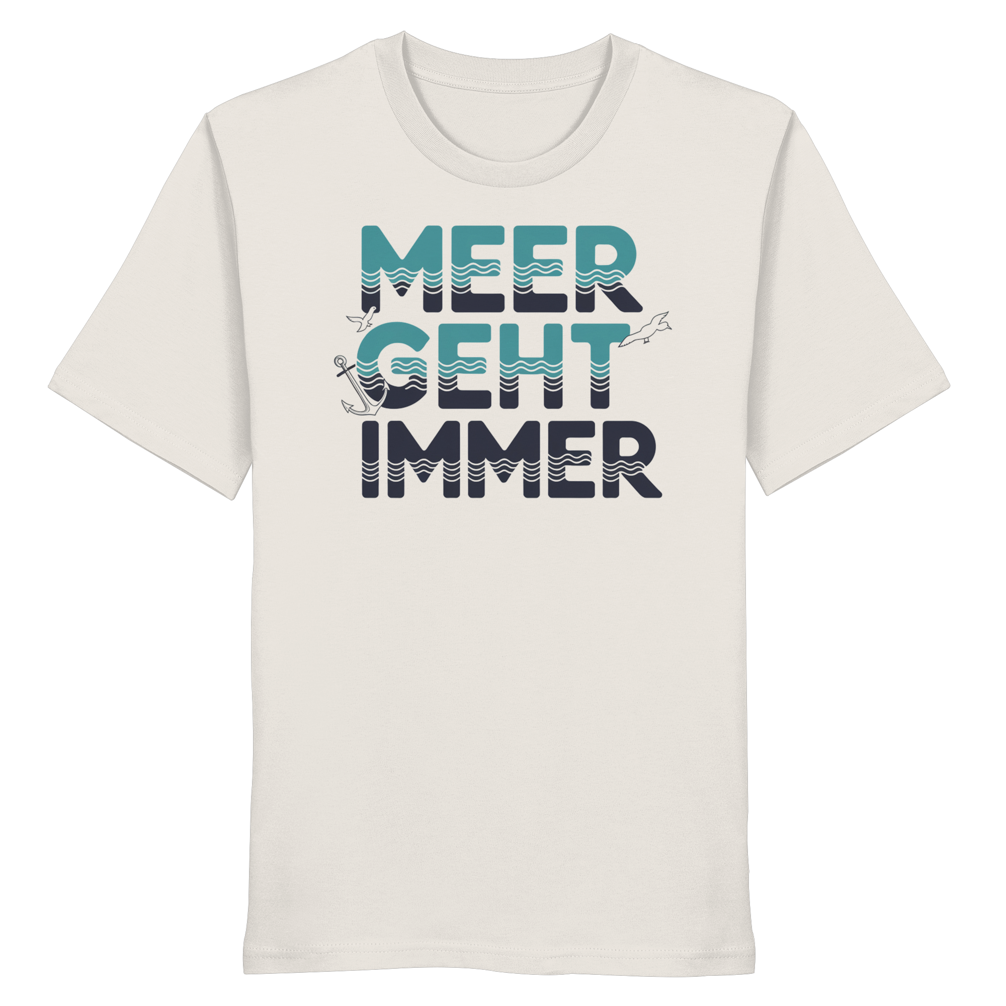 Unisex T-Shirt Meer geht immer - Organic Shirt