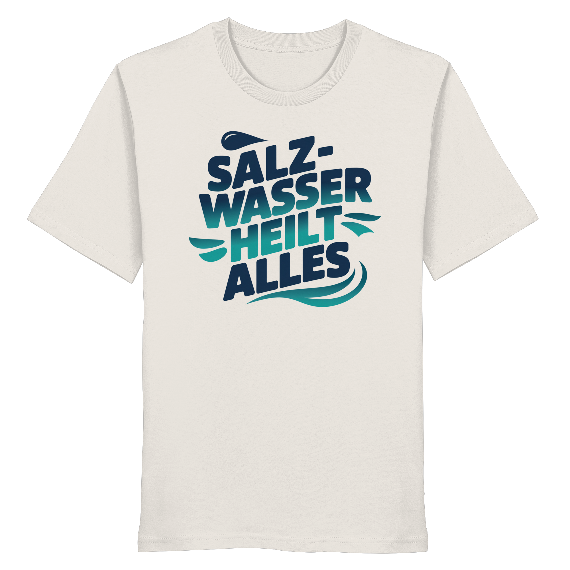 Unisex T-Shirt Salzwasser heilt alles - Organic Shirt