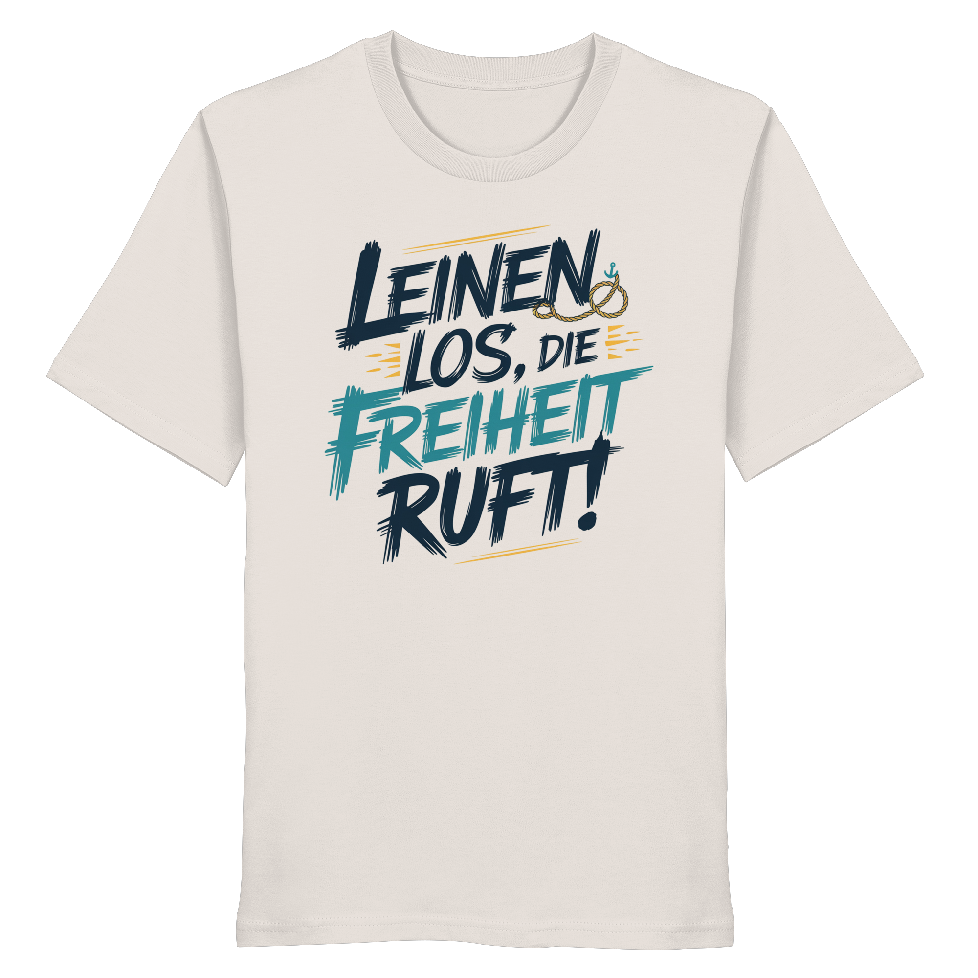 Unisex T-Shirt Leinen los die Freiheit ruft - Organic Shirt