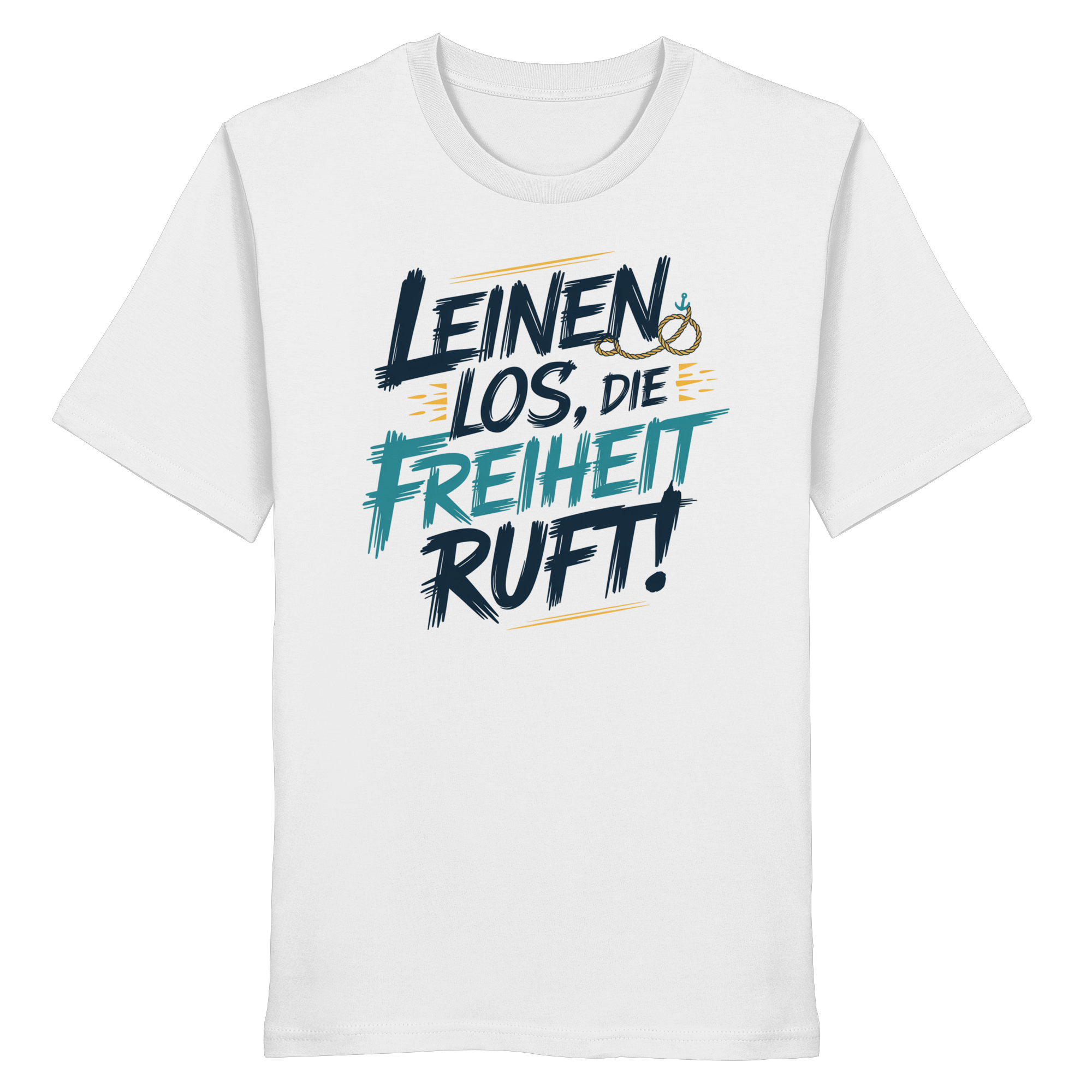Unisex T-Shirt Leinen los die Freiheit ruft - Organic Shirt