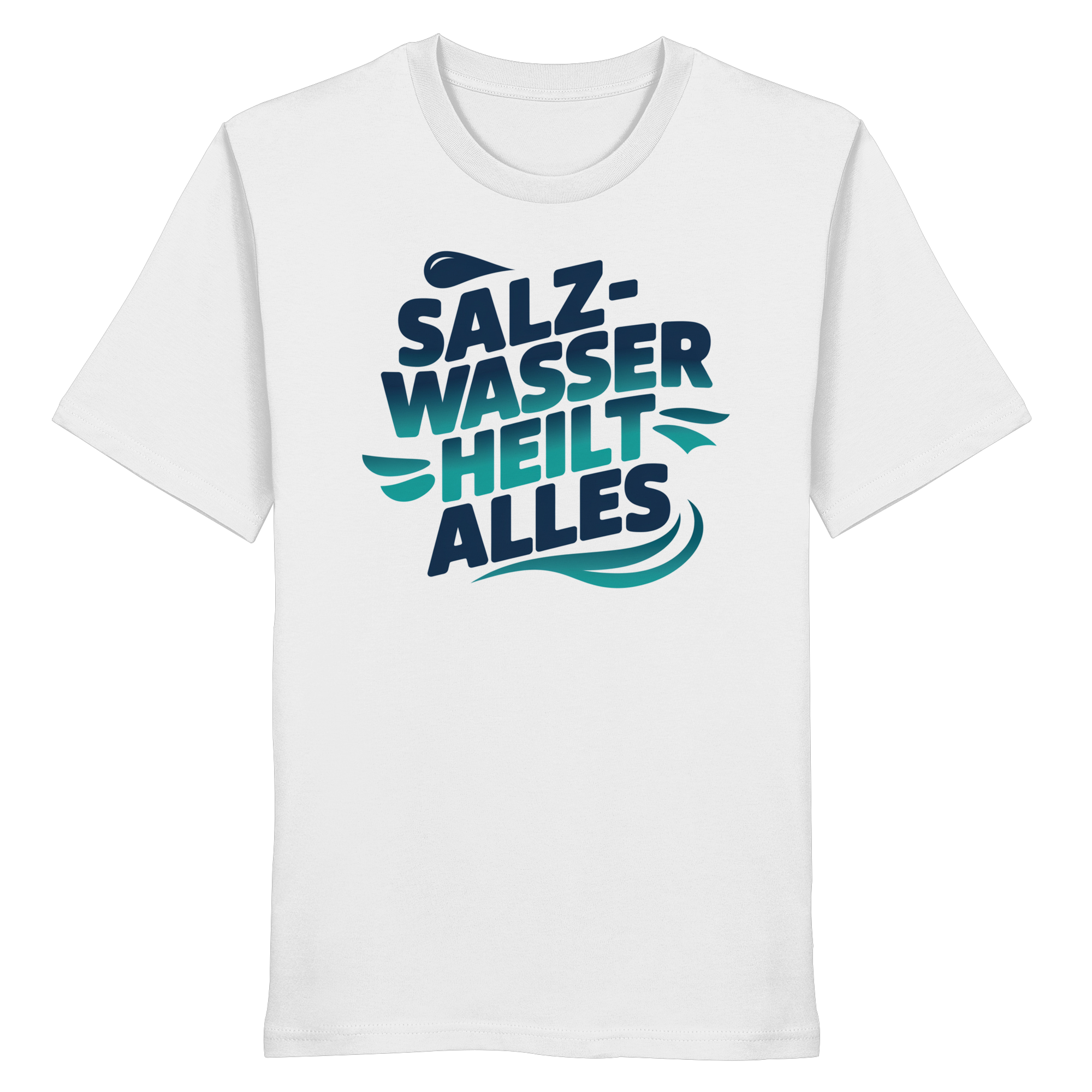 Unisex T-Shirt Salzwasser heilt alles - Organic Shirt