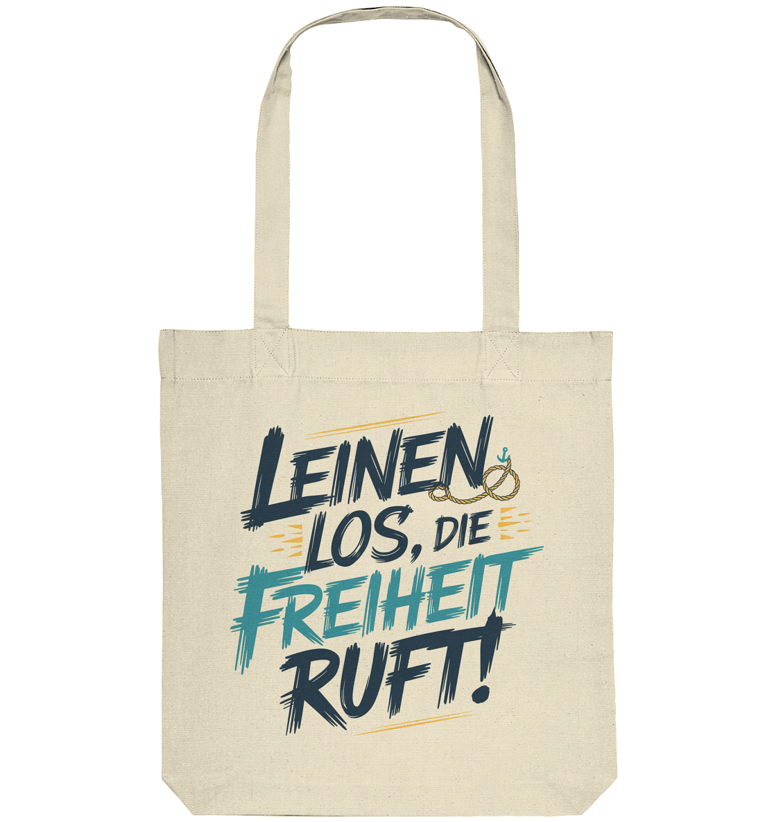 Baumwolltasche Leinen los die Freiheit ruft - Organic Tote-Bag