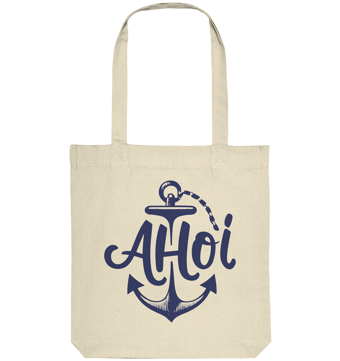 Baumwolltasche Ahoi im Anker - Organic Tote-Bag